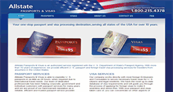 Desktop Screenshot of allstatepassports.com