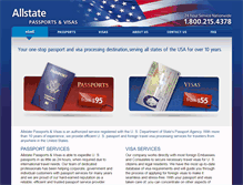 Tablet Screenshot of allstatepassports.com